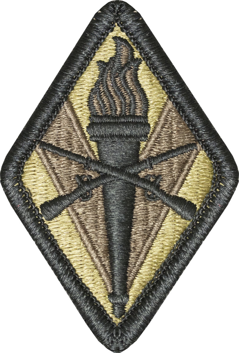 Training Center Fort Jackson Scorpion Patch with Fastener